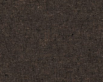 Essex Yarn Dyed - Espresso - By Robert Kaufman Fabrics - Sold By The Yard And Cut Continuous - In Stock! And Ships Today