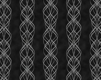 Metallic Blooming Holidays - Onyx Silver Weave - By Hoffman Fabrics - Sold By The Yard - In Stock And Ships Today
