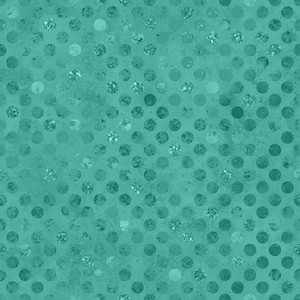 May include: A seamless pattern featuring a teal background with a repeating design of circular polka dots. The dots vary in texture, with some appearing as solid matte teal circles and others displaying a shimmering, metallic, or glittery finish.