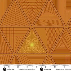 40 - Pete Triangula - By Giucy Giuce For Andover Fabrics - Op maat verkocht - Op voorraad, vandaag verzonden