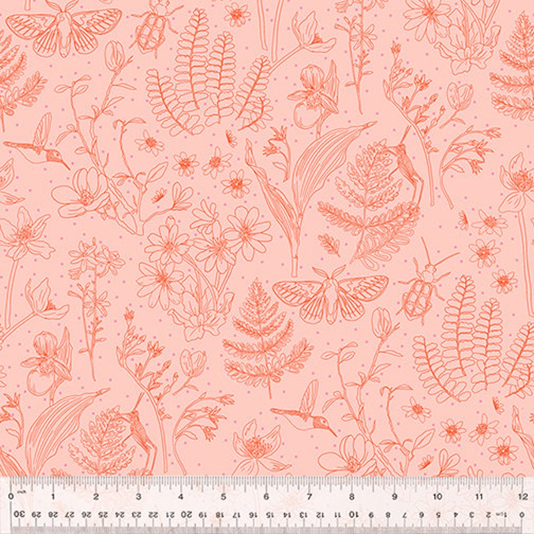 Anew Flamingo Good Juju by Tamara Kate for Windham Fabrics Sold by the