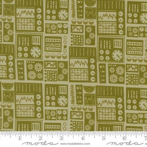 321 Blast Off - Earth Dashboard - By Stacy Iest Hsu For Moda Fabrics - Sold By The Continuous Yard - In Stock And Ships Today