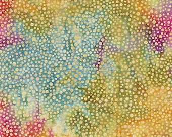 Copper Patina - Multi Dots - By Island Batiks - Sold By Continuous Yard - In Stock, Ships Today