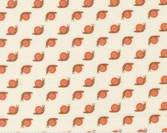 Night Owl - Cloud Snails - By Gingiber For Moda Fabrics - Sold By The Continuous Yard - In Stock And Ships Today