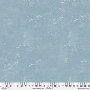 Cracked Shadow - Celestine - By Tim Holtz For FreeSpirit Fabrics - Sold By The Continuous Yard - In Stock Ships Today