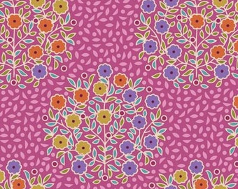 Pie In The Sky - Cerise Confetti - by Tilda Fabrics - Sold By The Yard - In Stock And Ships Today