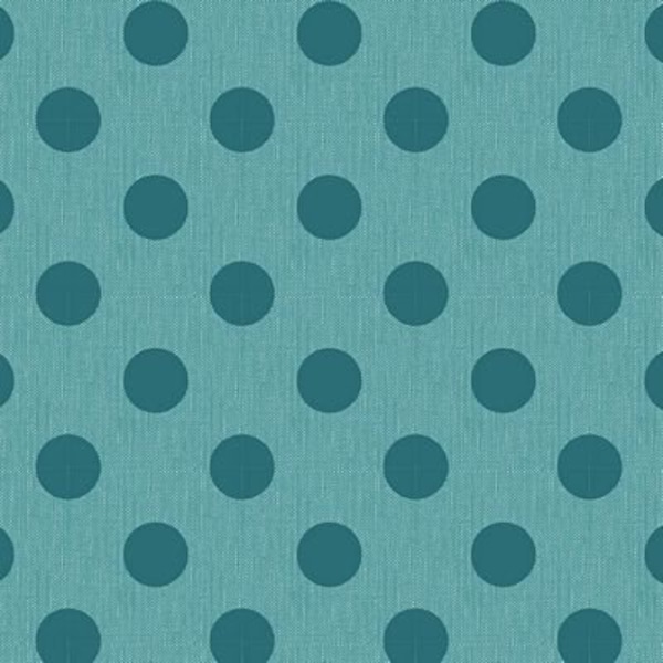 Tilda Chambray Dots - Aqua Dots - Von Tilda / Ton Finnanger - Verkauft durch den durchgehenden Meter - Vorrätig und Heute