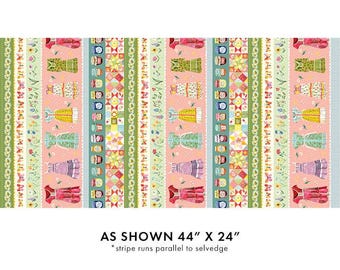 A Prairie Heart | Stripe - Multi by Katie Daisy for Benartex