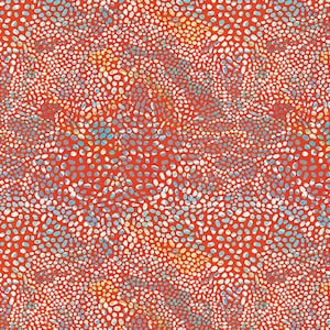 Under The Sea - Coral Bubbly Trails - By Skyline Studio For Benartex Fabrics - Sold By The Yard Cut Continuous - In Stock Ships Today