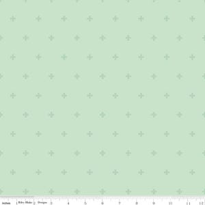 Sunsetridge - Mint Crosses - By Minki Kim For Riley Blake Designs - Sold By The Continuous Yard - In Stock And Ships Today
