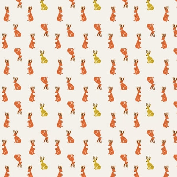 Whimsy And Lore - Who Would Of Thunk It Jack-A-Lope - By Vincent Desjardins For RJR Fabrics - Sold By The Yard - In Stock Ships Today