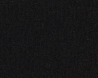 Essex Linen - Black - By Robert Kaufman Fabrics - Sold By The Yard And Cut Continuous - In Stock And Ships Today