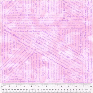 Goodness Gracious - Candy Collaged Phrases - By Laura Heine For Windham Fabrics - Sold By Yard Cut Continuous - In Stock Ships Today