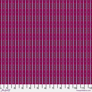 Mosaic - Plum Small Stria - By Billy Reue For FreeSpirit Fabrics - Sold By The Yard - In Stock And Ships Today