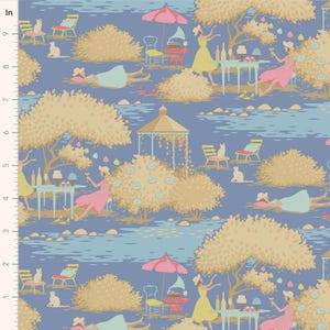 Sunday Brunch - Blue Sunday Brunch - By Tone Finnanger For Tilda - Sold By The Continuous Yard - In Stock And Ships Today!