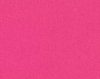 Kona Cotton - Azalea K001-419 - By Robert Kaufman - Sold by the Yard and Cut Continuous - In Stock And Ships Today