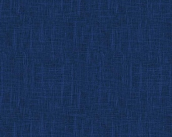 Linnetextur dygnet runt - Royal - Från Hoffman Fabrics - Säljs per gård - I lager och skickas idag