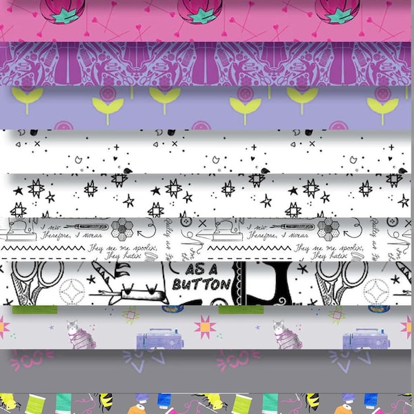 Quilty Helpurrs - Layer Cake 42pc/bundle - By Pammie Jane For Dear Stella Designs - Sold By The Bundle - In Stock Ships Today