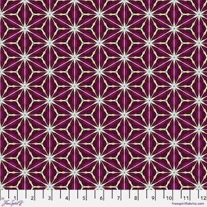Kaleidoscope - Amaryllis, Claret - by Billy Reue for Free Spirit Fabrics - Sold By The Continuous Yard - In Stock, Ships Today