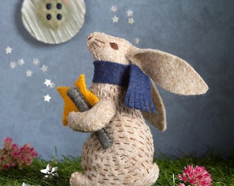 Felt Craft Kit - Prof. Hare Stargazer - By Corrine Lapierre - Sold By The Kit - In Stock And Ships Today