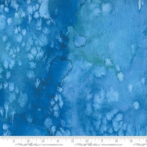Sunshine Blue Skies - Cobalt Flow - By Create Joy Project For Moda Fabrics - Sold By The Continuous Yard - Ships Today