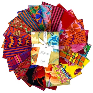 Kaffe Collective August 2022 - Warm Fat Quarter 20pc/bundle - By Kaffe Fassett / Free Spirit Fabrics - Sold By Bundle - In Stock Ships Today