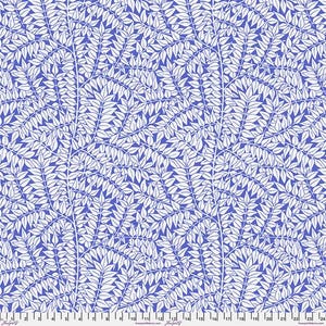 Kaffe x Morris And Co - Blue Branches - By Kaffe Fassett x The Original Morris & Co For FreeSpirit Fabrics - Sold By Yard In Stock