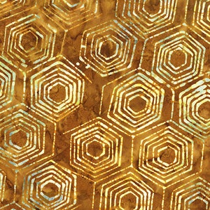 Un toque de color - Caramel Honeycomb - Por Edyta Sitar para Andover Fabrics - Se vende cortado a medida. Corte continuo. Disponible y envío hoy.