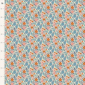 Wallflower - Blue Janice - By Tone Finnanger For Tilda - Sold By The Continuous Yard - In Stock And Ships Today!