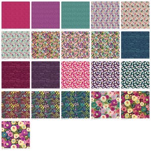 Duftende Felder - Fat Quarter 21 Stück / Bündel - Von Lila Tueller Für Riley Blake Designs - Verkauft im Bündel - Vorrätig und wird heute versendet