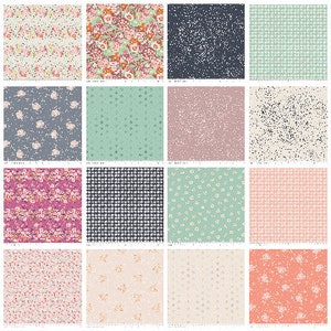 In The Afterglow - Fat Quarter 24pc/bundle - By Minki Kim For Riley Blake Designs - Sold By The Bundle - In Stock and Ships Today