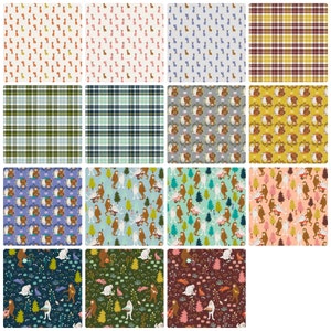 Whimsy And Lore - Fat Quarter 15pc/bundle - By Vincent Desjardins For RJR Fabrics - Sold By The Bundle - In Stock Ships Today