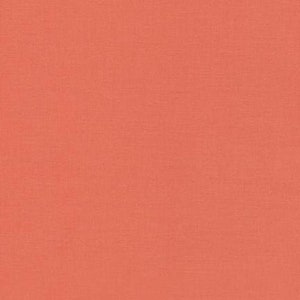 Kona Cotton - Nectarine k001-496 - Solid Fabric - Sold by the Yard and Cut Continuous