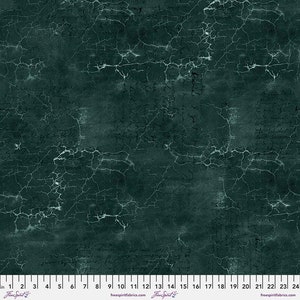Cracked Shadow - Jade - By Tim Holtz For FreeSpirit Fabrics - Sold By The Continuous Yard - In Stock Ships Today