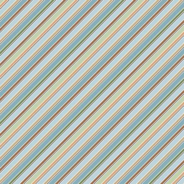 Winsome Critters - Multi Stripe - By Deane Beesley For Wilminton Prints - Sold By Yard And Cut Continuous - In Stock And Ships Today