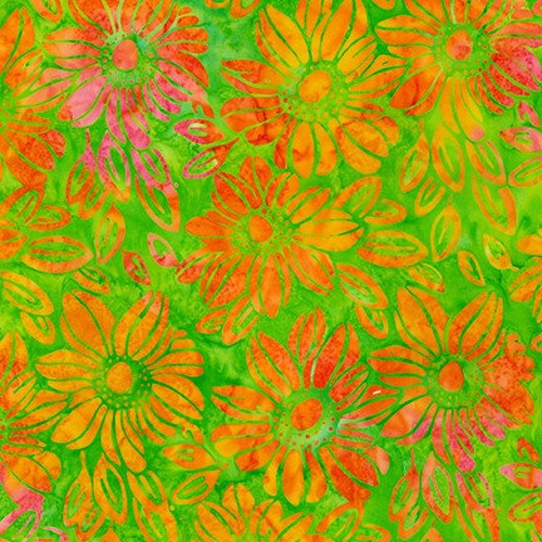 Artisan Batiks Summer Zest Citrus Floral by Lunn Studios for Robert