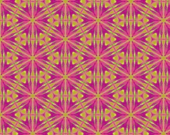 Kaleidoscope - Honeycomb, Confetti - by Billy Reue for Free Spirit Fabrics - Sold By The Continuous Yard - In Stock, Ships Today