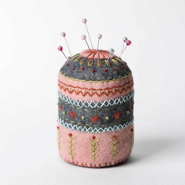 Felt Craft Kit - Pincushion - By Corrine Lapierre - Sold By The Kit - In Stock And Ships Today