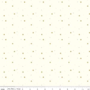 Sparkler Metallic - Vintage White - By Melissa Mortenson For Riley Blake Designs - Sold By The Yard Cut Continuous - In Stock, Ships Today