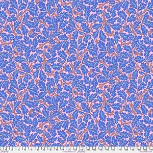 Kaffe x Morris And Co - Blue Oak - By Kaffe Fassett x The Original Morris & Co For FreeSpirit Fabrics - Sold By Yard - Ships Today