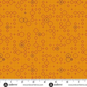 40 - Nickelodeon-moleculen - van Giucy Giuce For Andover Fabrics - Op maat verkocht - Op voorraad, vandaag verzonden
