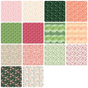 Refresh - Fat Quarter 14pc/bundle - By Anee Shah For Figo Fabrics  - Sold By The Bundle - In Stock And Ships Today