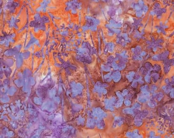 Sunrise Vista Batik - Wisteria - by Robert Kaufman Fabrics - Sold by the Yard and Cut Continuous - In Stock and Ships Today