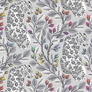 Graywork - Fog Beautymark - By Tula Pink For FreeSpirit Fabrics - Sold By The Yard - Preorder For October 2025 Delivery