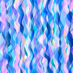 Chromas Rayon - Blue, 2434 - by Rachel Parker for Dashwood Studio - Sold By The Continuous Yard -  In Stock And Ships Today!