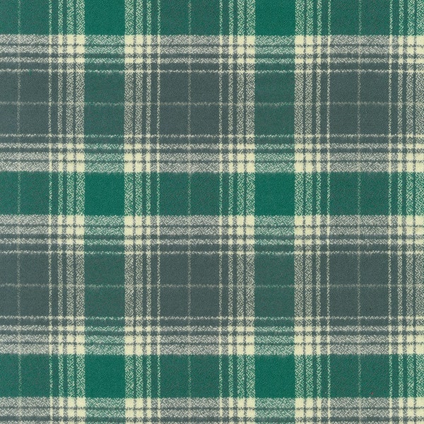 Mammoth Flannel - Eucalyptus Plaid - by Studio RK for Robert Kaufman - Sold by the Yard, Cut Continuous - In Stock and Ships Today