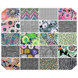 Kaffe Fassett Classics Plus - Polaris Jelly Roll 40 Stück / Bündel - Von Kaffe Fassett Kollektiv für Free Spirit Fabrics - Bündel - Wird heute versendet