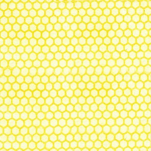 Beehive Buzz - Yellow Honeycomb - By By Island Batiks - Sold By The Yard Cut Continuous - In Stock And Ships Today