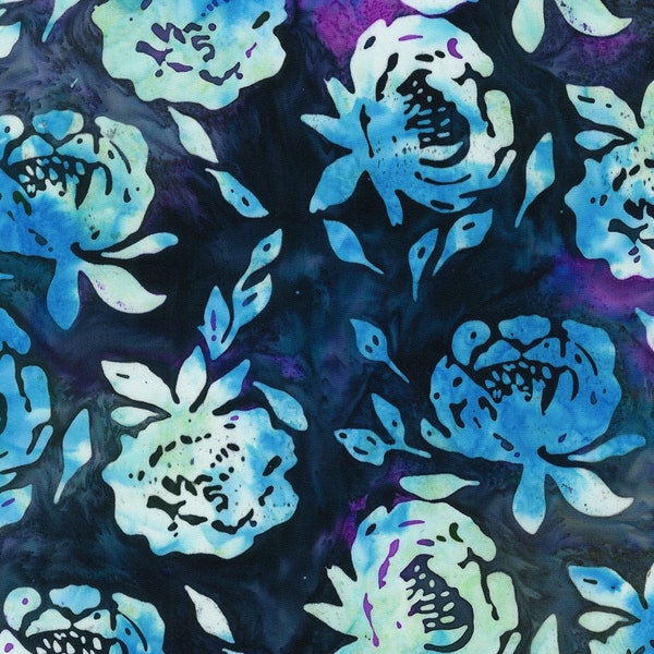 Meadow Fresh Batiks - SRK-21756-17 IRIS - By Artisan Batiks For Robert Kaufman Fabrics - Sold by the Yard Cut Continuous - Ships Today