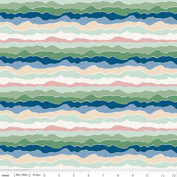 Rocky Mountain Wild - Serenity Range - By Corinne Wells For Riley Blake Fabrics - Sold by the Yard and Cut Continuous - Ships Today